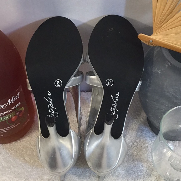 Silver Slip Ons With Bling by Metaphor - Picture 4 of 7